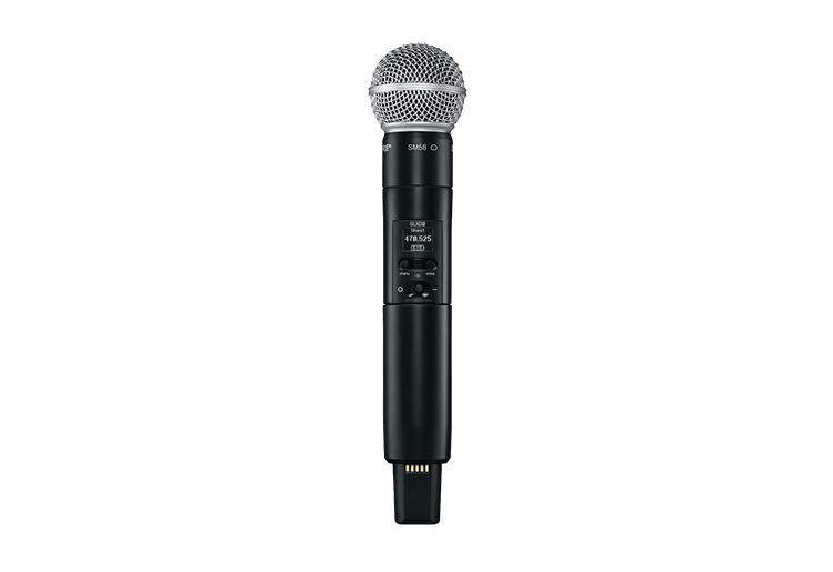 ハンドマイク：Shure SLXD2/SM58