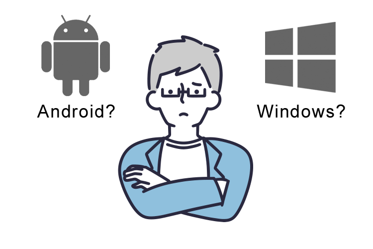 イメージ画像：Teams RoomsのWindows版・Android版どちらが良い？