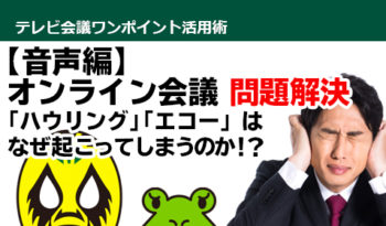 オンライン会議の問題を解決【音声編】 ハウリングやエコーはなぜ起こってしまうのか！？